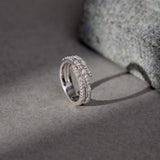 Spiral Diamond Ring