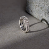 Spiral Diamond Ring