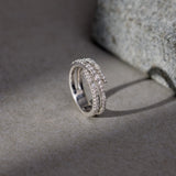 Spiral Diamond Ring