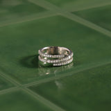 Spiral Diamond Ring