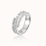 Spiral Diamond Ring