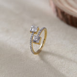 Subtle Wrap Diamond Ring