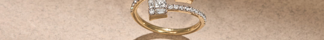 Subtle Wrap Diamond Ring