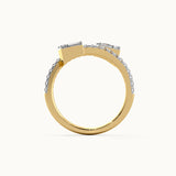 Subtle Wrap Diamond Ring