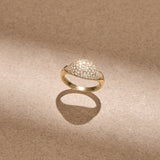 Chunky Diamond Signet Ring