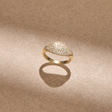 Chunky Diamond Signet Ring