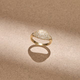 Chunky Diamond Signet Ring