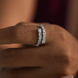 Split Spark Diamond Ring
