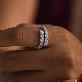 Split Spark Diamond Ring