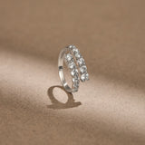 Split Spark Diamond Ring