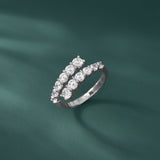 Split Spark Diamond Ring