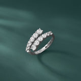 Split Spark Diamond Ring