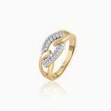Infinity Tangle Diamond Ring