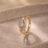 Infinity Tangle Diamond Ring