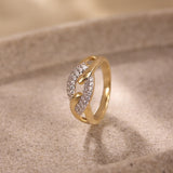 Infinity Tangle Diamond Ring
