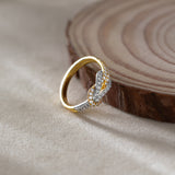 Infinity Knot Diamond Ring