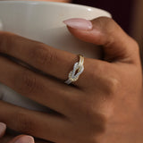 Infinity Knot Diamond Ring