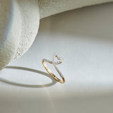 Pretty Heart Diamond Ring