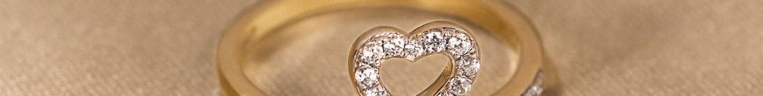 Pretty Heart Diamond Ring