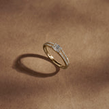 Minimal Art Deco Diamond Ring