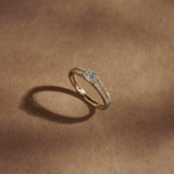 Minimal Art Deco Diamond Ring