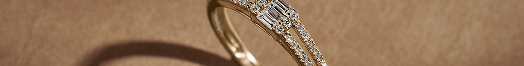 Minimal Art Deco Diamond Ring