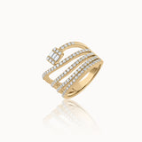 Wrap-Around Diamond Ring