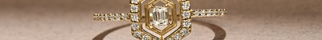 Radiant Halo Diamond Ring