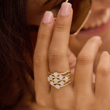 Cluster Bloom Stackable Ring