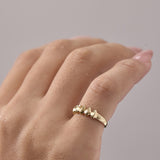 Shield Carapace Pinky Ring