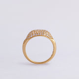 Diamond Studded Signet Pinky Ring