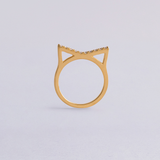 Diamond Cat Ring