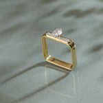 Modern Oval Solitaire Ring, 14K Solid Gold, 5/8 ct Lab Grown Diamond-5