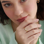 Princess Solitaire Ring, 14K Solid Gold, 1/3 ct Lab Grown Diamond-5
