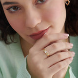 Princess Solitaire Ring, 14K Gold Vermeil, 1/3 ct Lab Grown Diamond-5