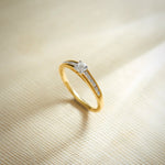 Chanel Solitaire Ring, 14K Solid Gold, 1/3 ct Lab Grown Diamond-6