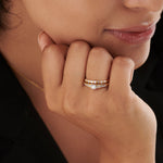 Chanel Solitaire Ring, 14K Gold Vermeil, 1/3 ct Lab Grown Diamond-4