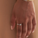 Classic Swirl Solitaire Ring, 10K Solid Gold, 1/5 ct Lab Grown Diamond-2