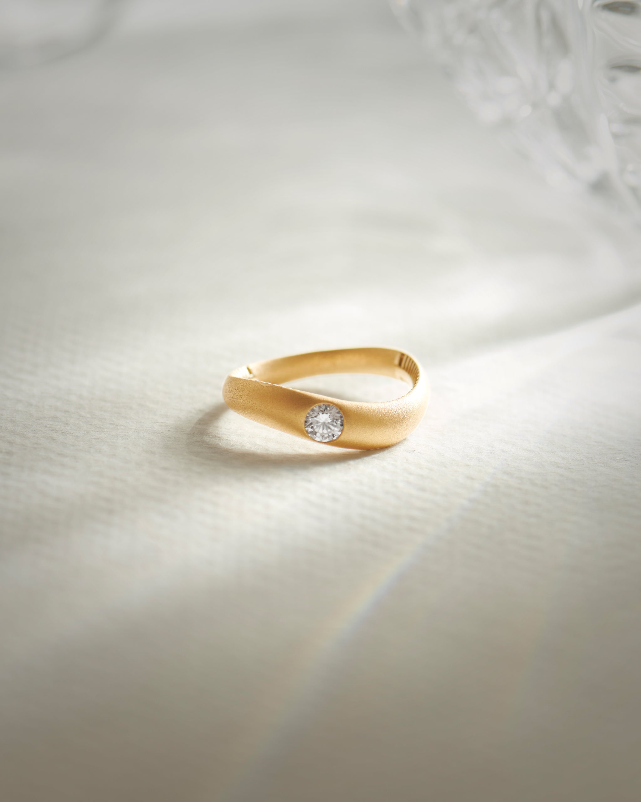 Fine S Solitaire Ring, 14K Solid Gold, 1/4 ct Lab Grown Diamond-9