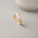 Fine S Solitaire Ring, 14K Solid Gold, 1/4 ct Lab Grown Diamond-6