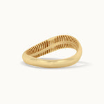 Fine S Solitaire Ring, 14K Solid Gold, 1/4 ct Lab Grown Diamond-8