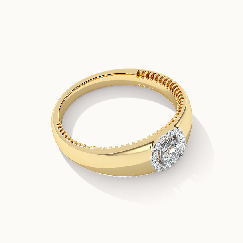 Fine Solitaire Ring, 14K Solid Gold, 1/3 ct Lab Grown Diamond-6