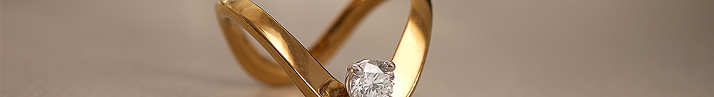 Vanki Solitaire Diamond Ring, 14K Gold Vermeil, 3/8 ct Lab Grown Diamond-1