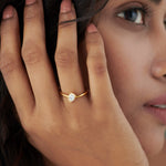 Eternal Solitaire Ring, 14K Gold Vermeil, 1/3 ct Lab Grown Diamond-4