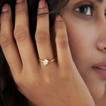 Eternal Solitaire Ring, 14K Solid Gold, 1/3 ct Lab Grown Diamond-4