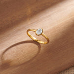 Eternal Solitaire Ring, 14K Gold Vermeil, 1/3 ct Lab Grown Diamond-6