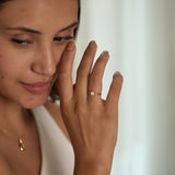 Elegant Emerald Solitaire Ring