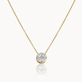 Solitaire Soul Cluster Necklace