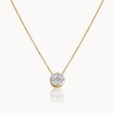 Solitaire Soul Cluster Necklace