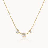 Arc Diamond Necklace